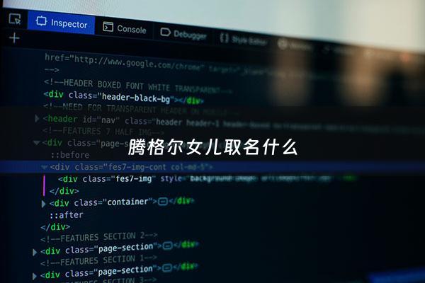 腾格尔女儿取名什么 - 腾格尔 女儿