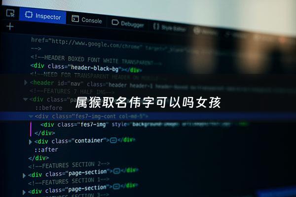 属猴取名伟字可以吗女孩 - 属猴起名宜用字大全女