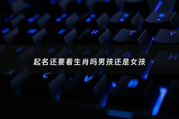 起名还要看生肖吗男孩还是女孩 - 取名要看属性吗