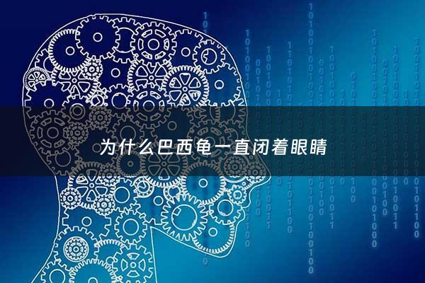 为什么巴西龟一直闭着眼睛 - 为什么巴西龟一直闭着眼睛睡觉