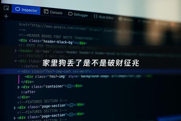 家里狗丢了是不是破财征兆 - 家里的狗丢了意味着什么意思