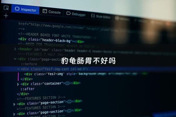 豹龟肠胃不好吗 - 龟肠胃不好的表现