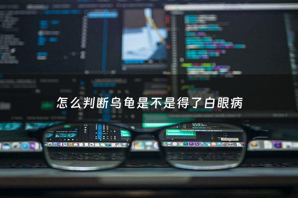 怎么判断乌龟是不是得了白眼病 - 怎么判断乌龟是不是得了白眼病呢