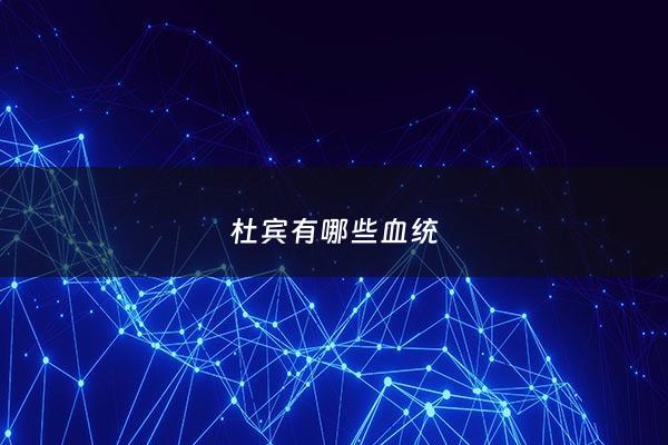 杜宾有哪些血统 - 杜宾血统纯正和一般的相差
