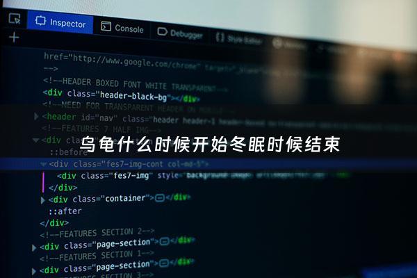 乌龟什么时候开始冬眠时候结束 - 乌龟什么时候开始冬眠时候结束呢