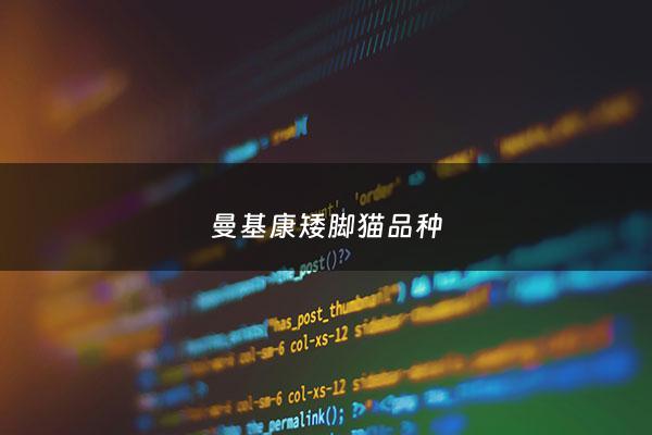 曼基康矮脚猫品种 - 曼基康矮脚猫优缺点