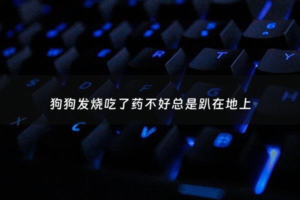 狗狗发烧吃了药不好总是趴在地上 - 狗狗发烧吃完药还吐怎么办