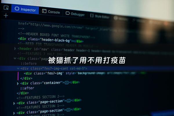 被猫抓了用不用打疫苗 - 被猫抓了需打针吗