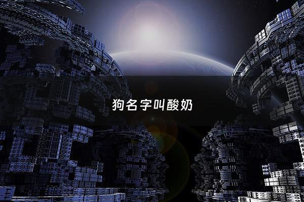 狗名字叫酸奶 - 狗的名字叫奶瓶是什么电影