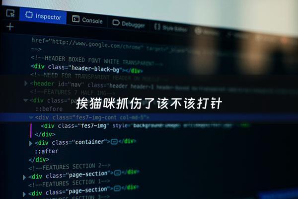 挨猫咪抓伤了该不该打针 - 被猫咪抓伤要去打针吗