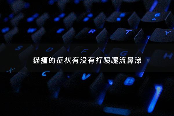 猫瘟的症状有没有打喷嚏流鼻涕 - 猫咪得了猫瘟会流鼻涕吗