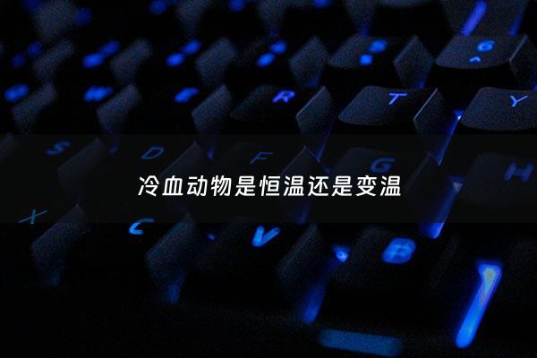 冷血动物是恒温还是变温 - 冷血动物是冷的吗