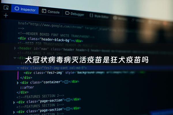 犬***病灭活疫苗是狂犬疫苗吗 - 犬***疫苗为什么不建议注射