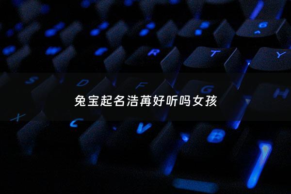 兔宝起名浩苒好听吗女孩 - 浩冉名字的意义是什么