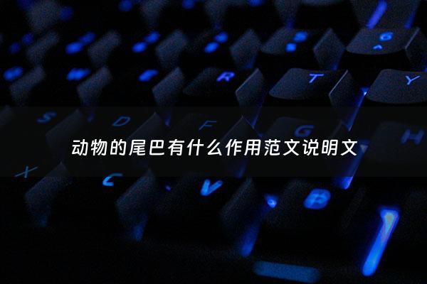 动物的尾巴有什么作用范文说明文 - 动物尾巴的作用是什么?(写作、3种动物)