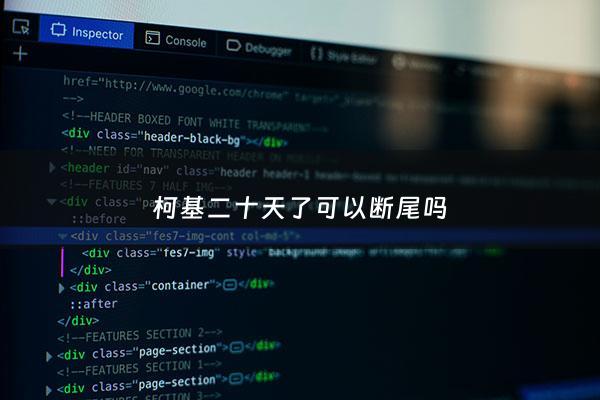 柯基***天了可以断尾吗 - 柯基20天
