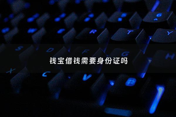 钱宝借钱需要身份证吗 - 用钱宝贷款